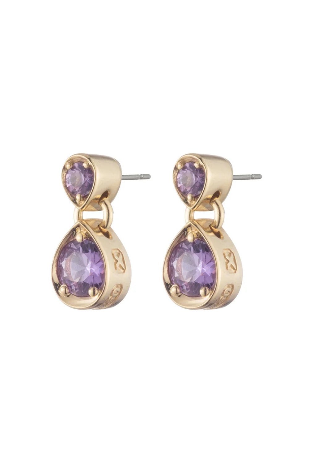 Lilac Sapphire Forever And Always A Pair - Love Earrings JEWELRYFINE JEWELEARRING FOUNDRAE   