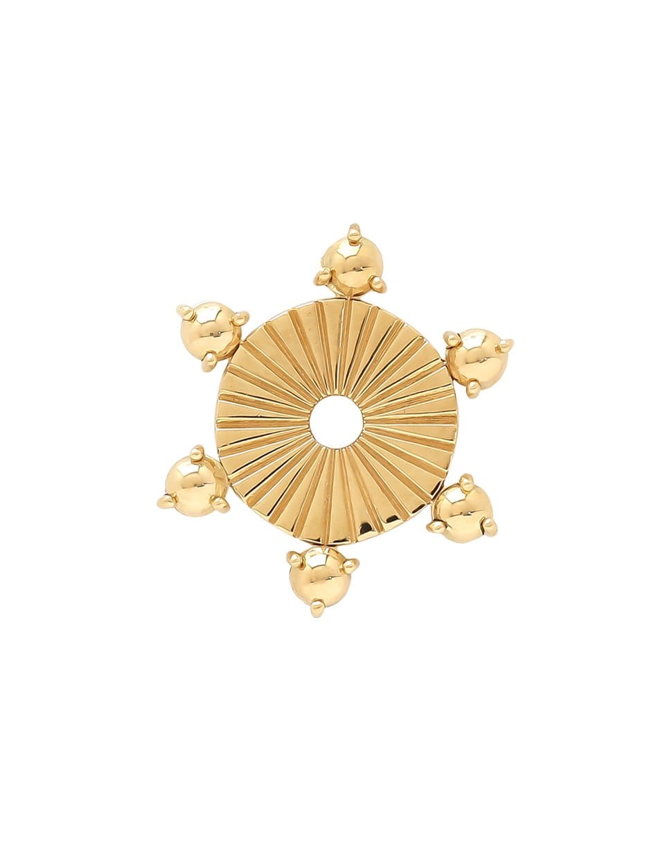 FOUNDRAE-Large Gold Element Disk-YELLOW GOLD