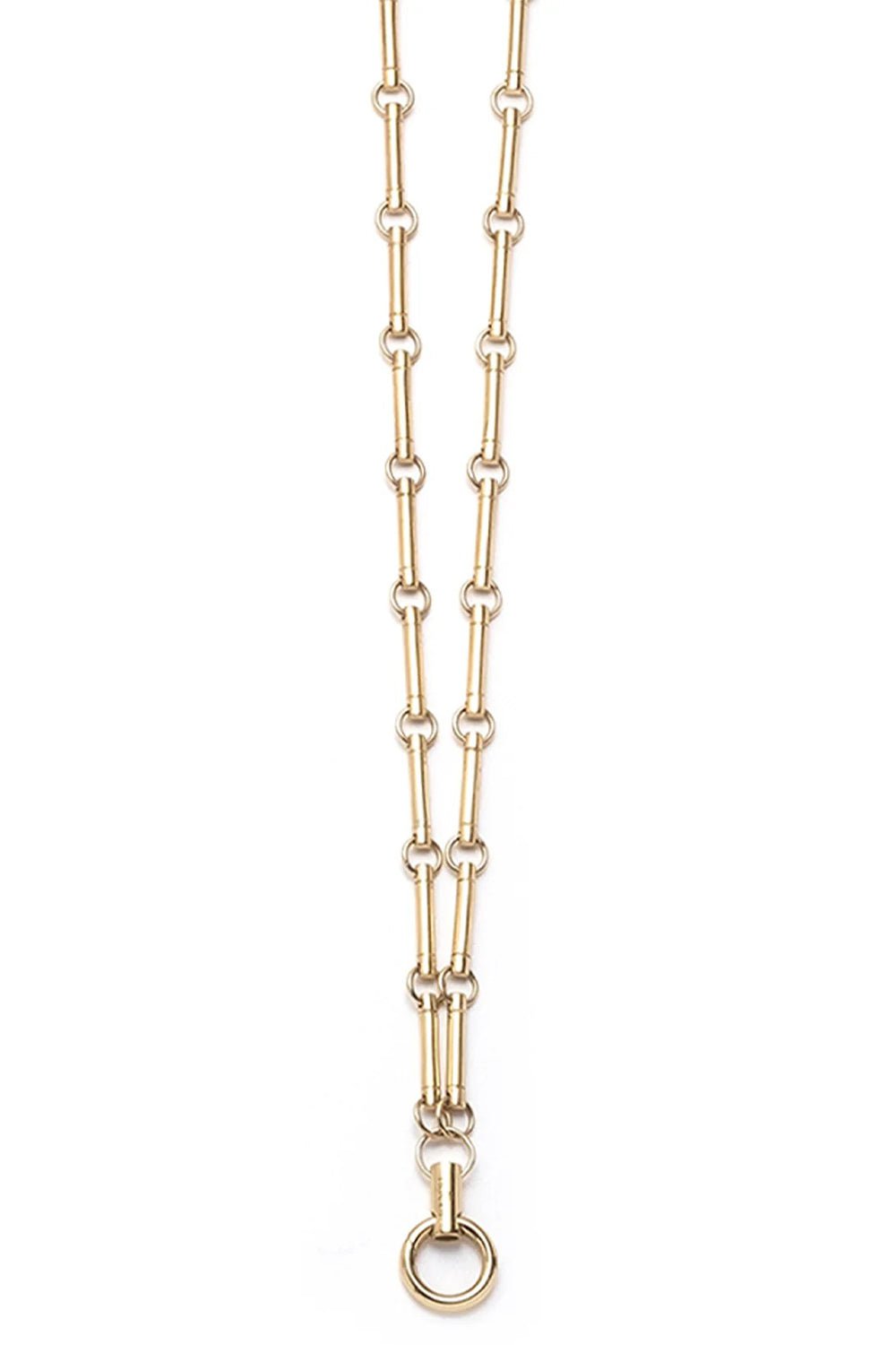 FOUNDRAE-Yellow Gold Element Necklace-YELLOW GOLD