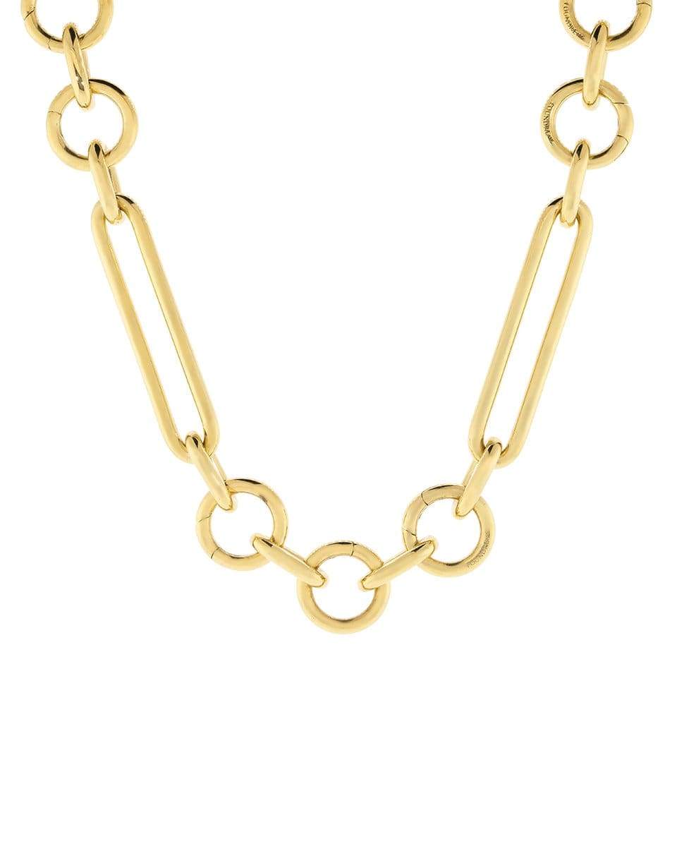 FOUNDRAE-Multi-Shape Link Thick Chain-YELLOW GOLD