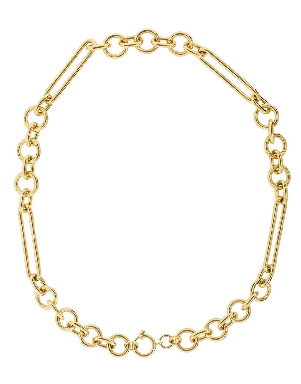 FOUNDRAE-Multi-Shape Link Thick Chain-YELLOW GOLD