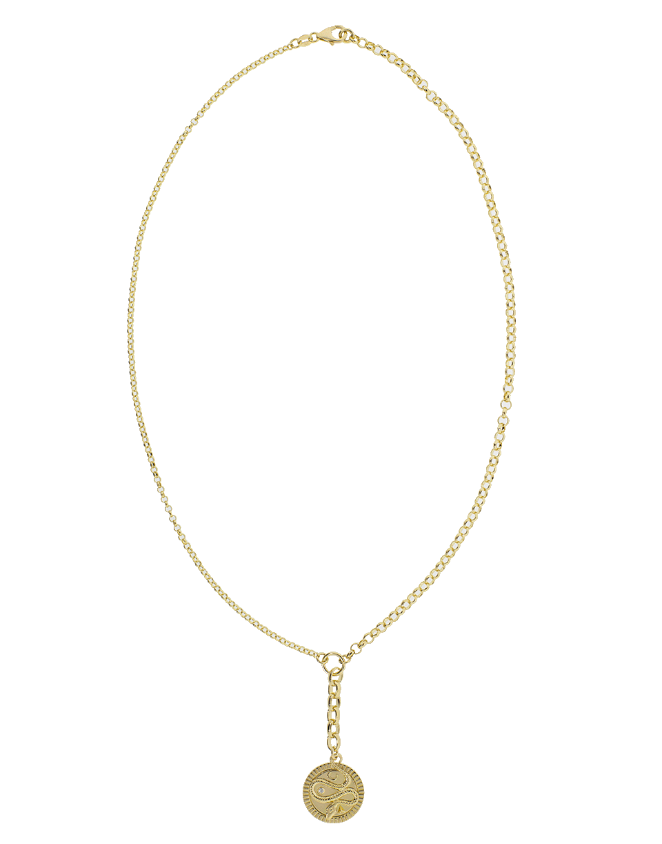 FOUNDRAE-Passion Clip Chain Necklace-YELLOW GOLD