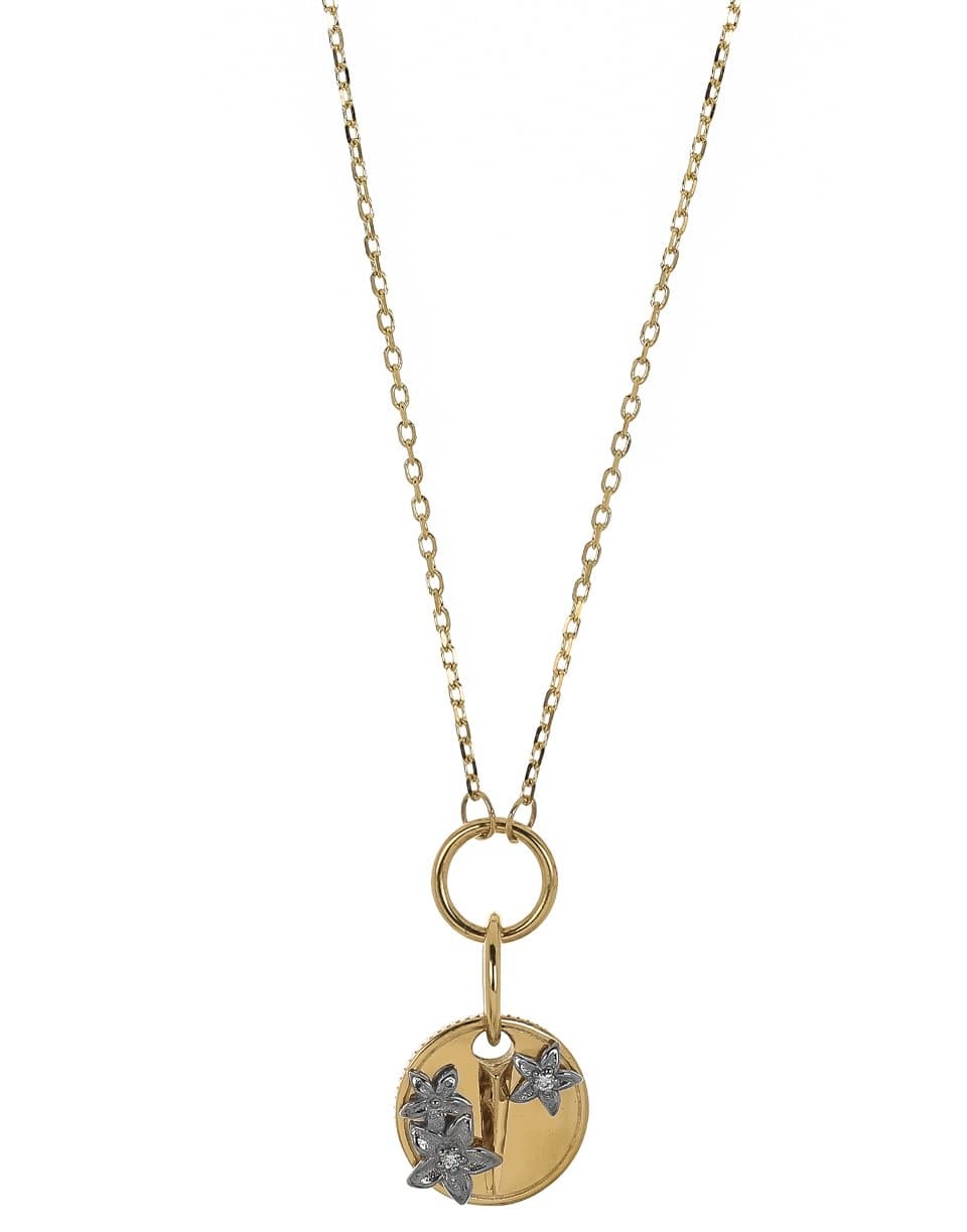 FOUNDRAE-Resilience Thread Necklace-YELLOW GOLD