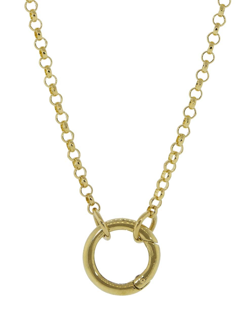 FOUNDRAE-Small Belcher Open Chain with Chubby Annex Clip-YELLOW GOLD