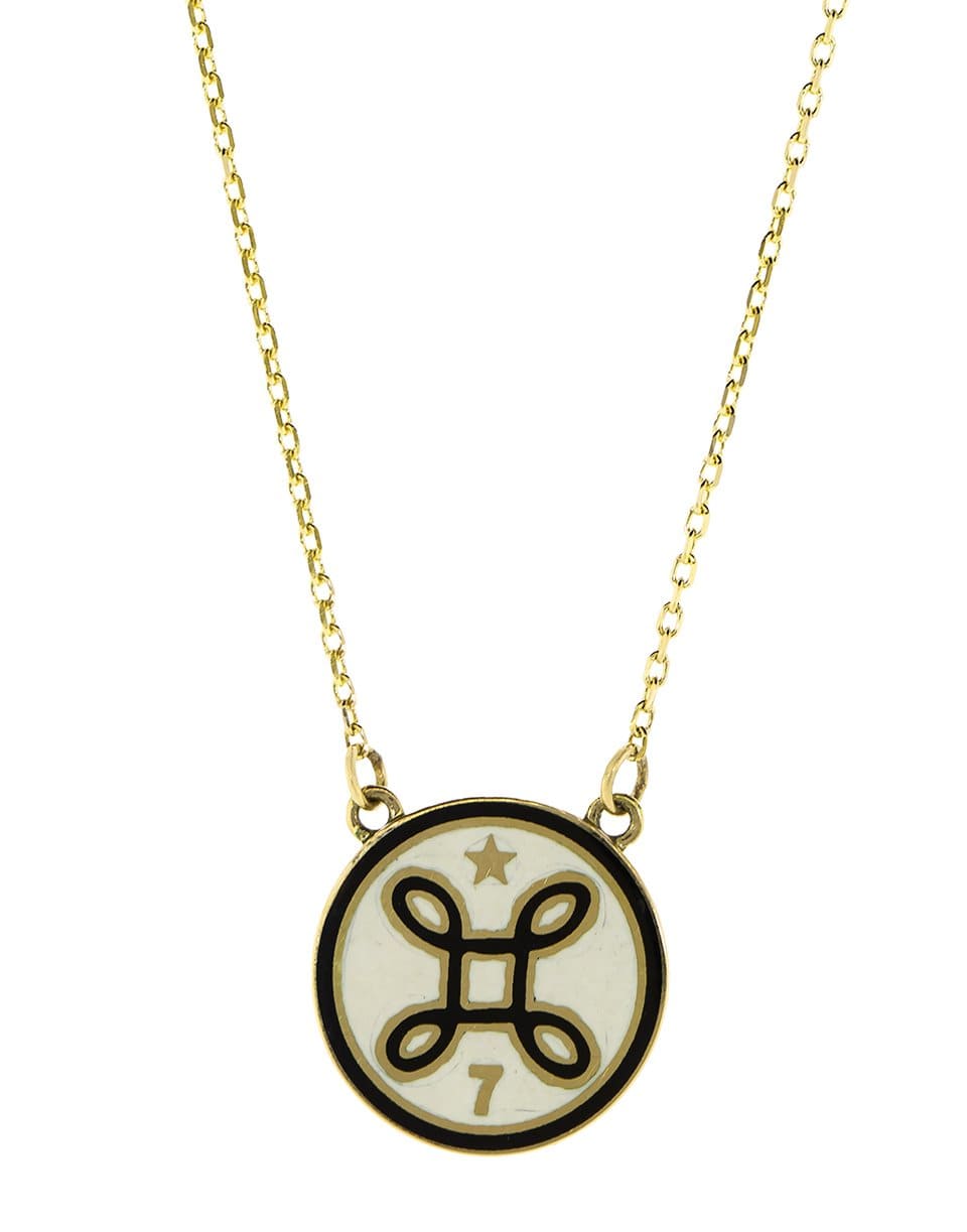 FOUNDRAE-True Love Pendant Necklace-YELLOW GOLD