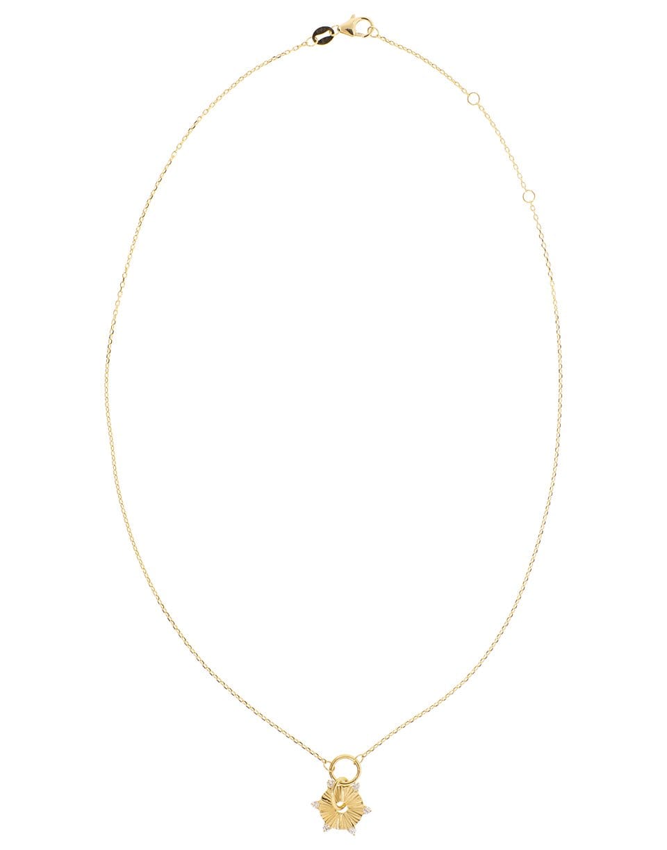 FOUNDRAE-Water Element Diamond Necklace-YELLOW GOLD