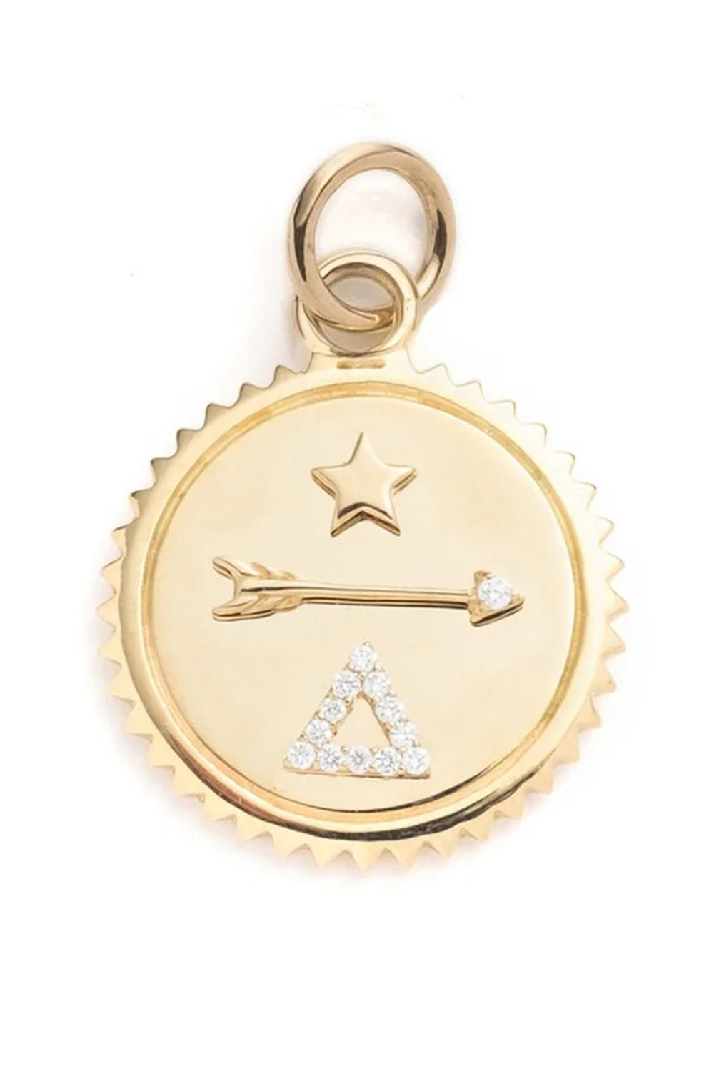 FOUNDRAE-Dream Baby Medallion-YELLOW GOLD