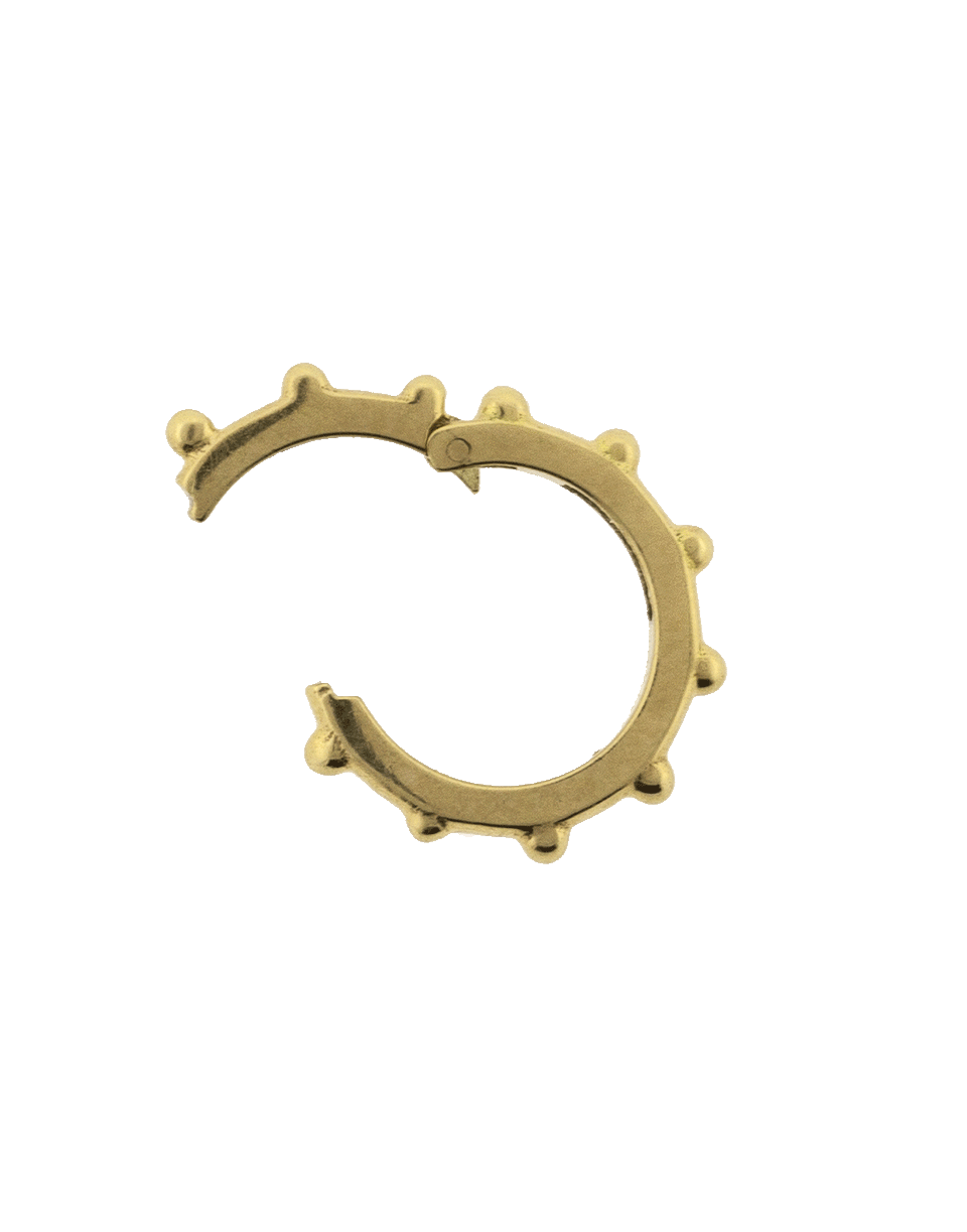FOUNDRAE-Dotted Annex Link Clasp-YELLOW GOLD