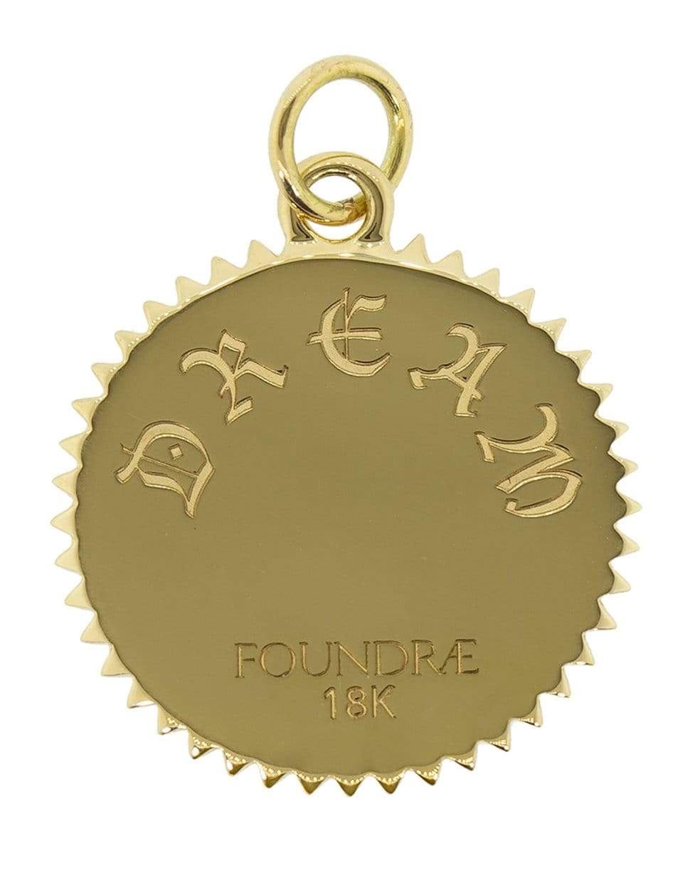 FOUNDRAE-Medium Dream Medallion-YELLOW GOLD