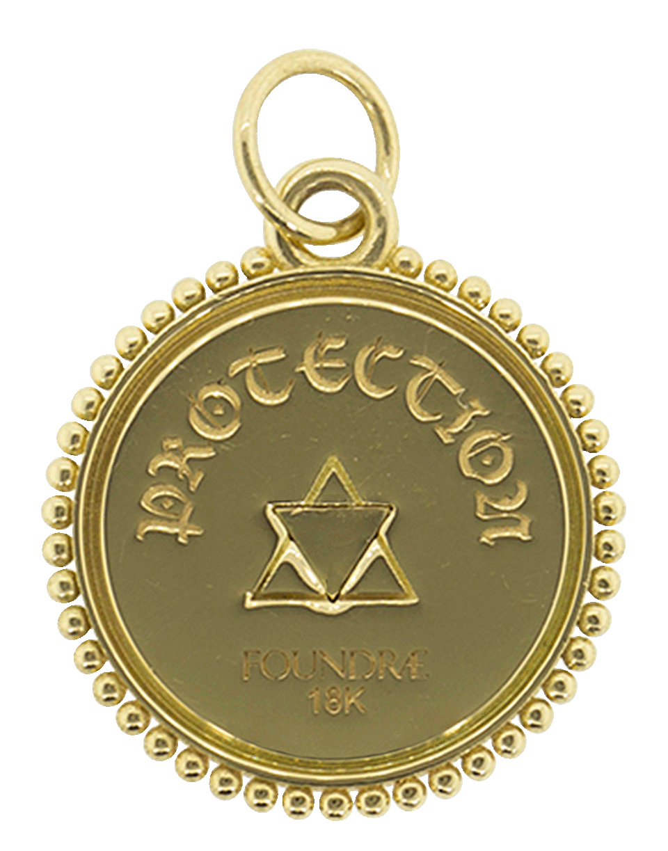 FOUNDRAE-Medium Protection Medallion-YELLOW GOLD