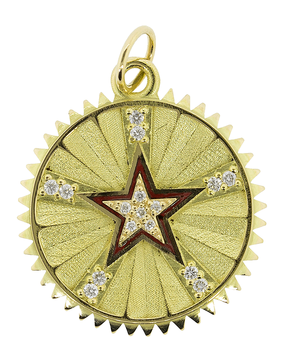 FOUNDRAE-Medium Star Medallion-YELLOW GOLD