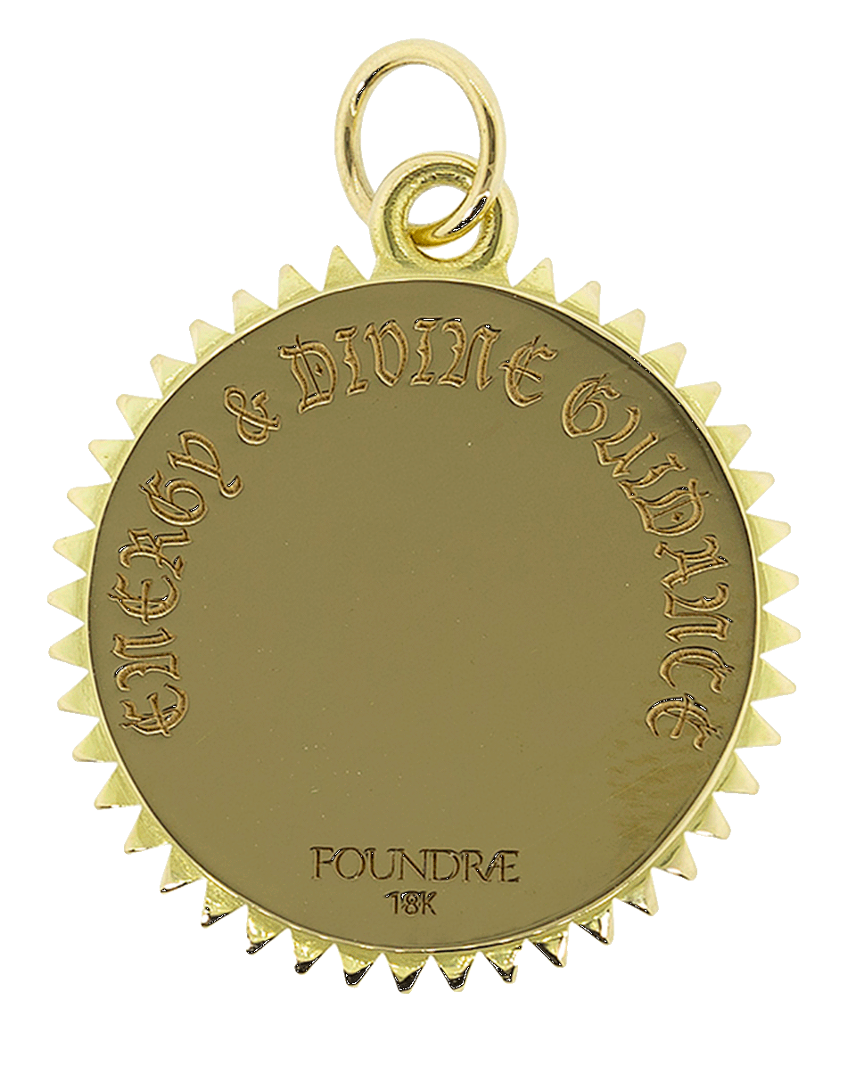 FOUNDRAE-Medium Star Medallion-YELLOW GOLD