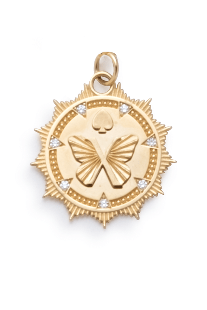 FOUNDRAE-Reverie Medium Medallion-YELLOW GOLD