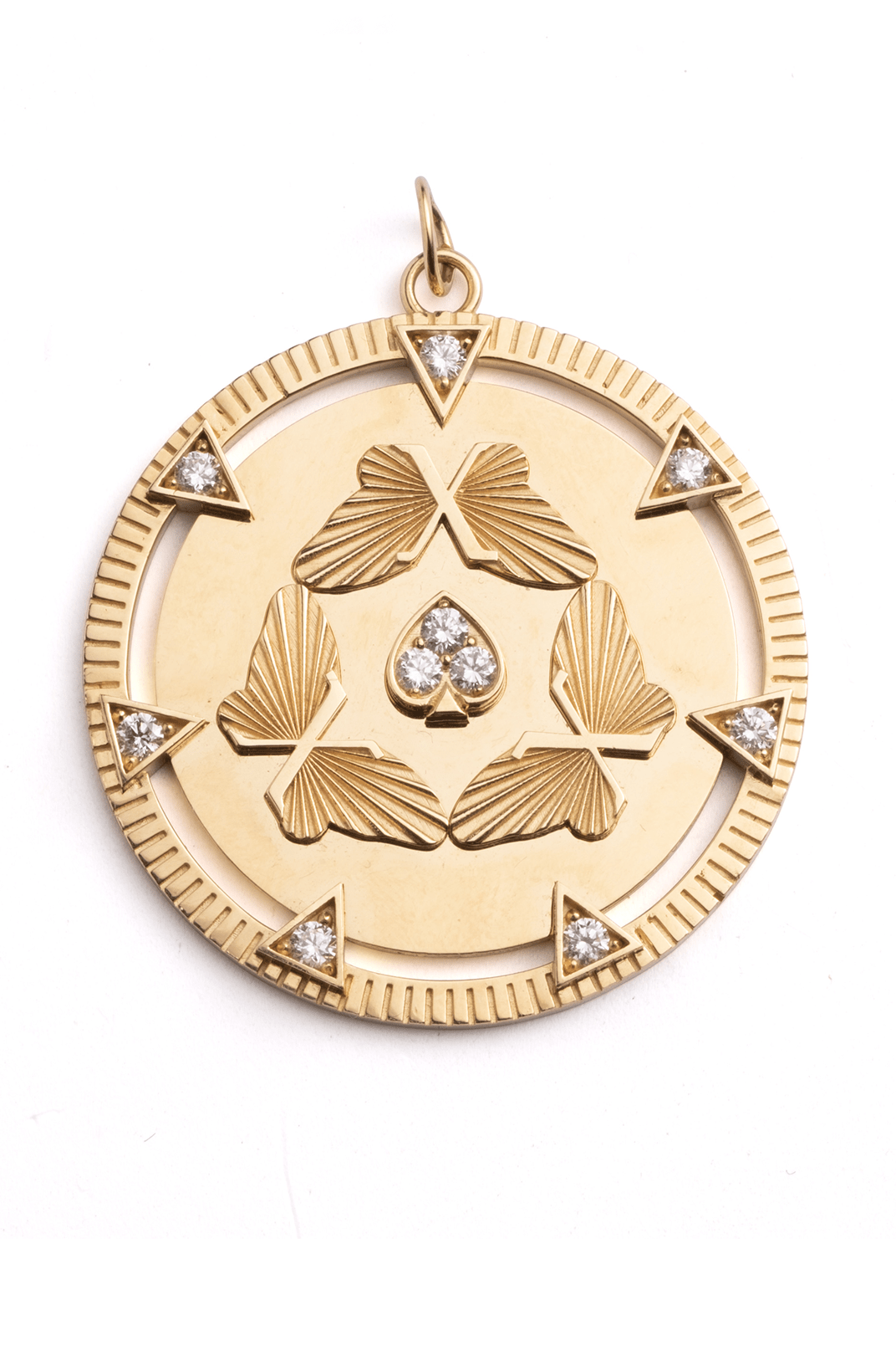 FOUNDRAE-Reverie Oversized Medallion-YELLOW GOLD