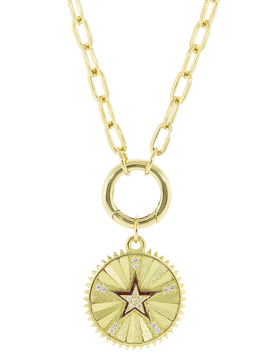 FOUNDRAE-Star Strength Pendant-YELLOW GOLD