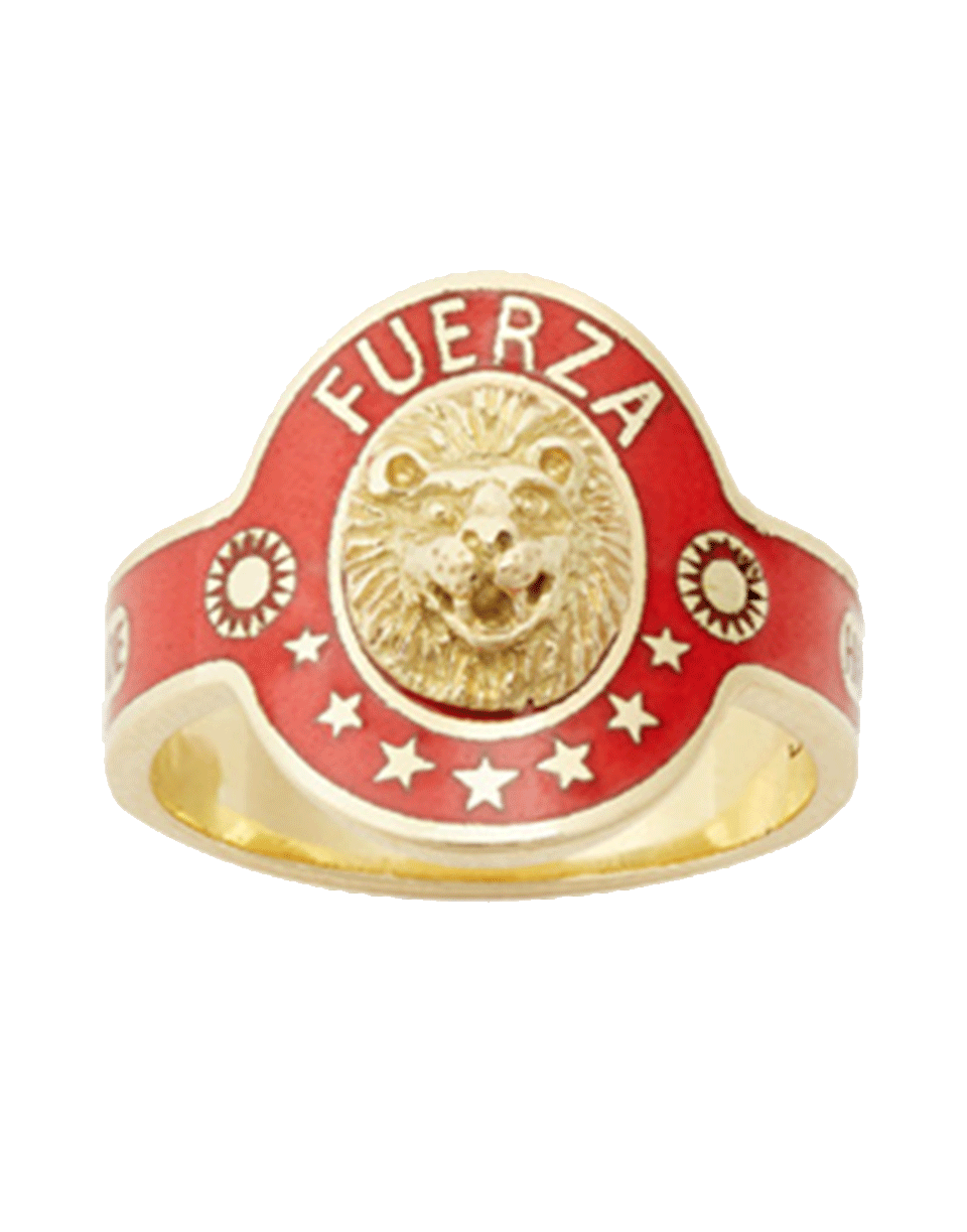 FOUNDRAE-Strength Red Cigar Band Ring-