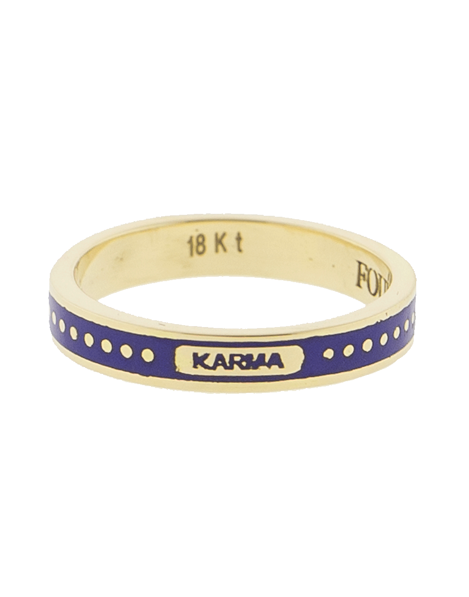 FOUNDRAE-Karma Thin Band Ring-YELLOW GOLD