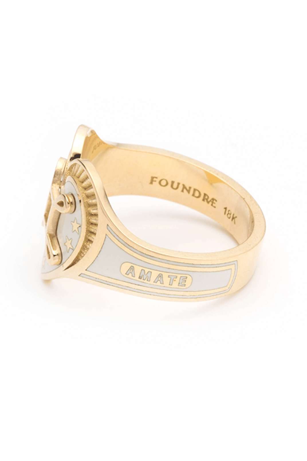FOUNDRAE-True Love Cigar Band-YELLOW GOLD