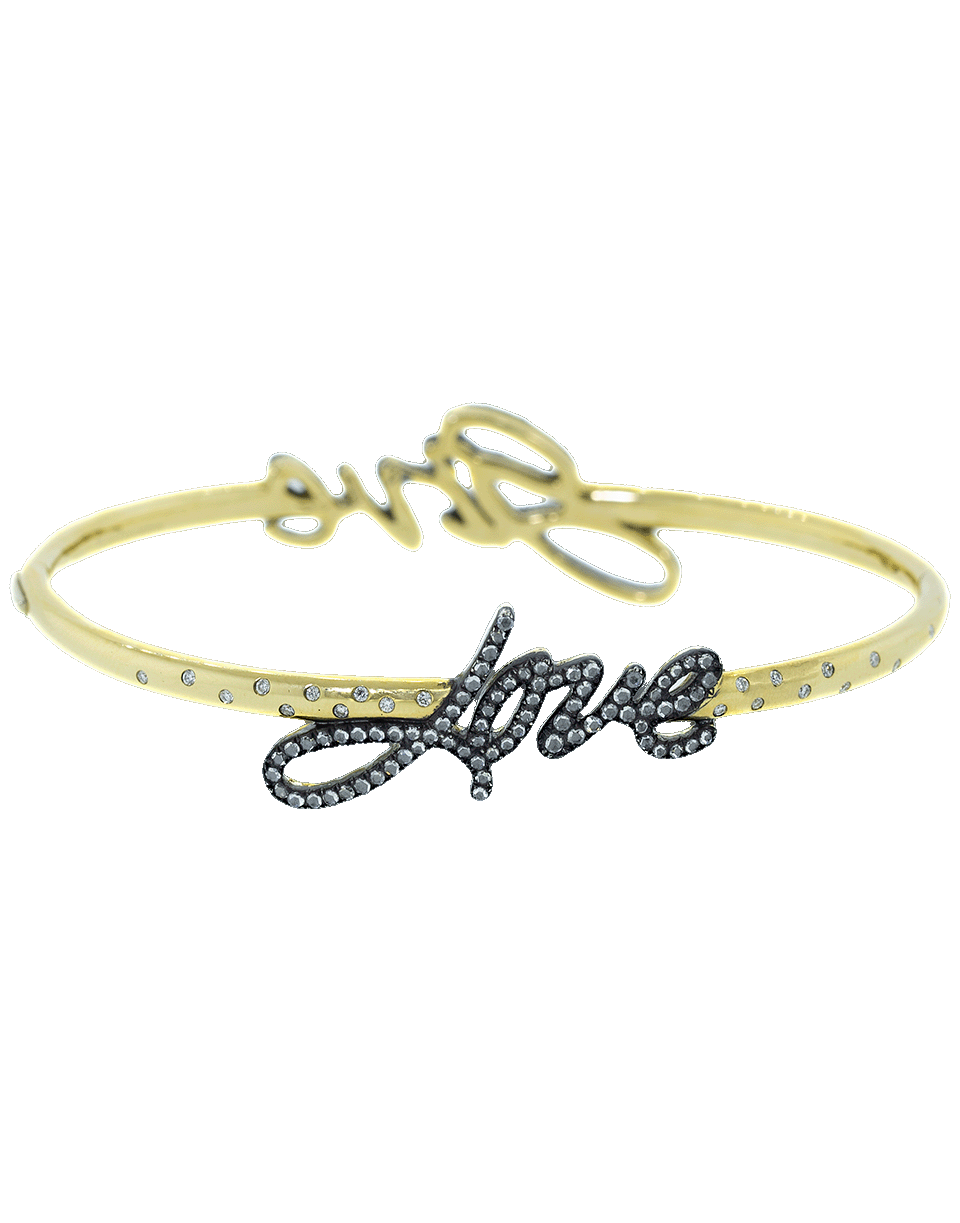 FRED LEIGHTON-Give Love Bangle Bracelet-YELLOW GOLD