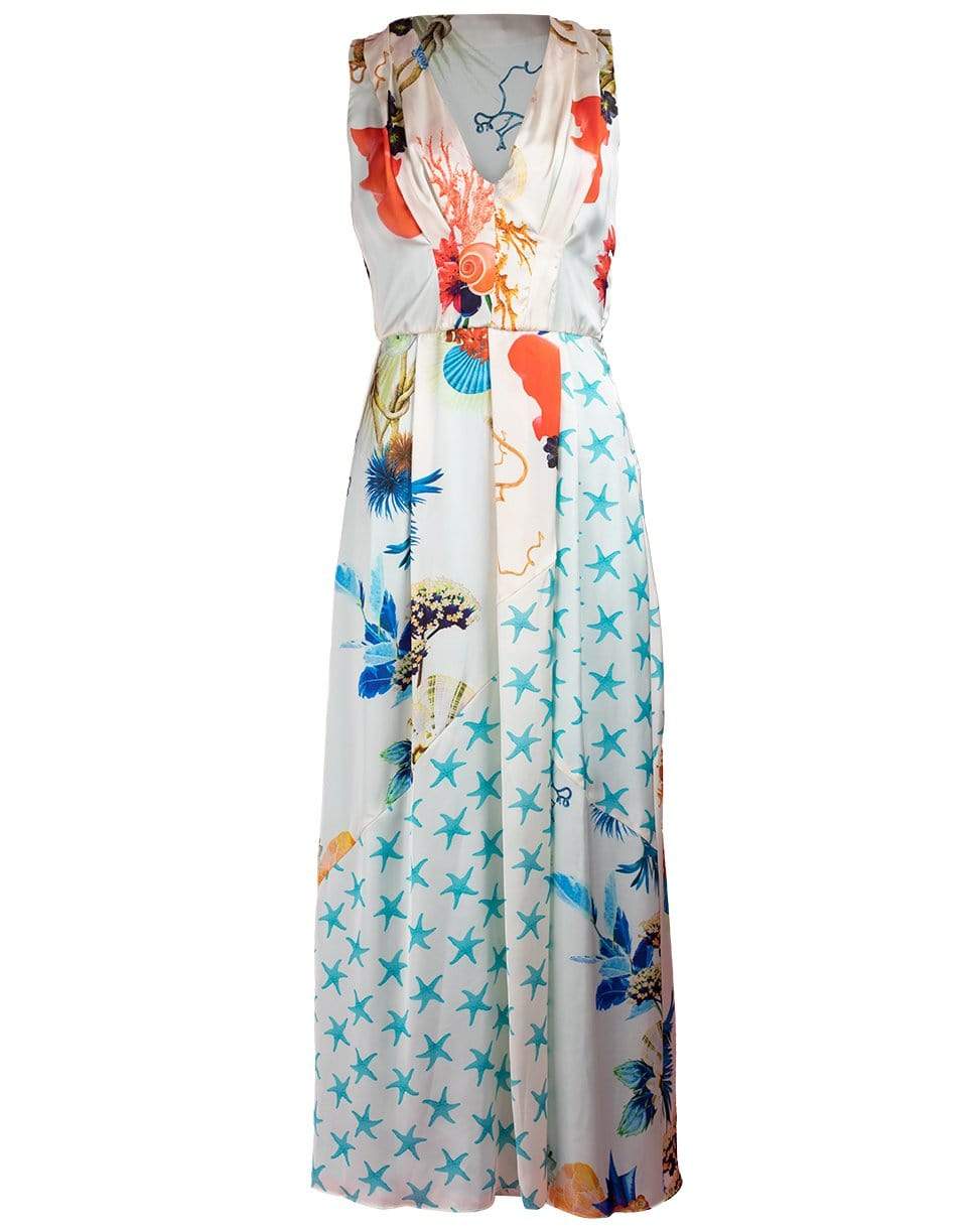 FUZZI-Sleeveless Long Ocean Dress-