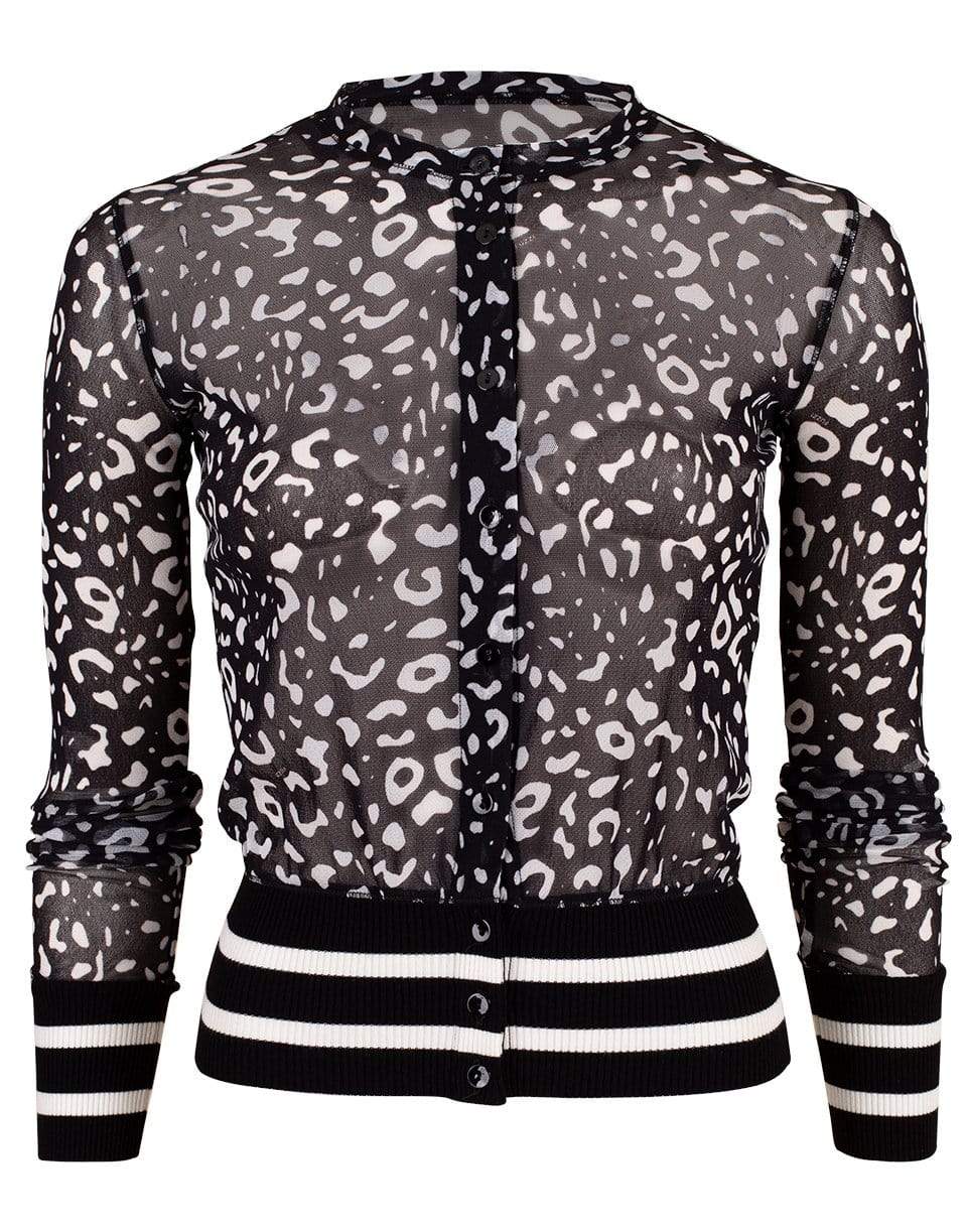 FUZZI-Leopard Print Jacket-