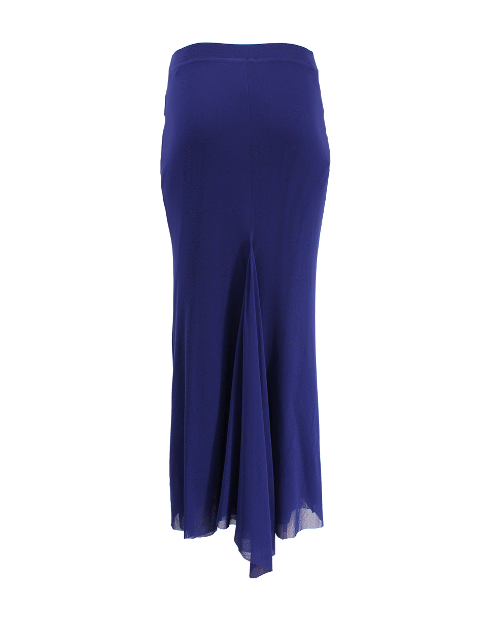 FUZZI-Calf Length Drape Skirt-