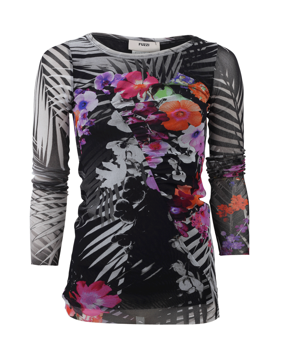 Printed Ruch Top CLOTHINGTOPMISC FUZZI   