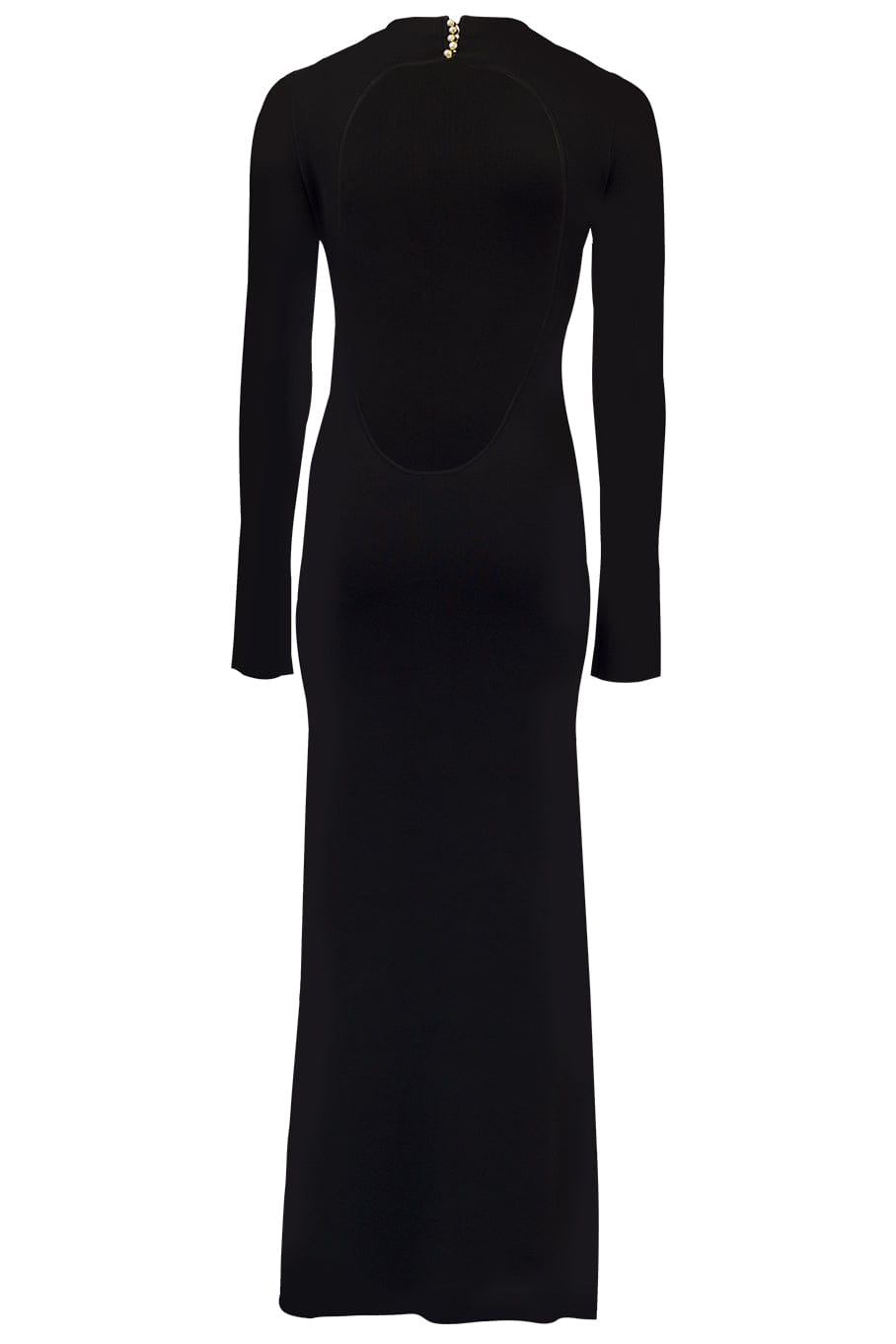 GALVAN LONDON-Athena Pearl Dress-BLACK
