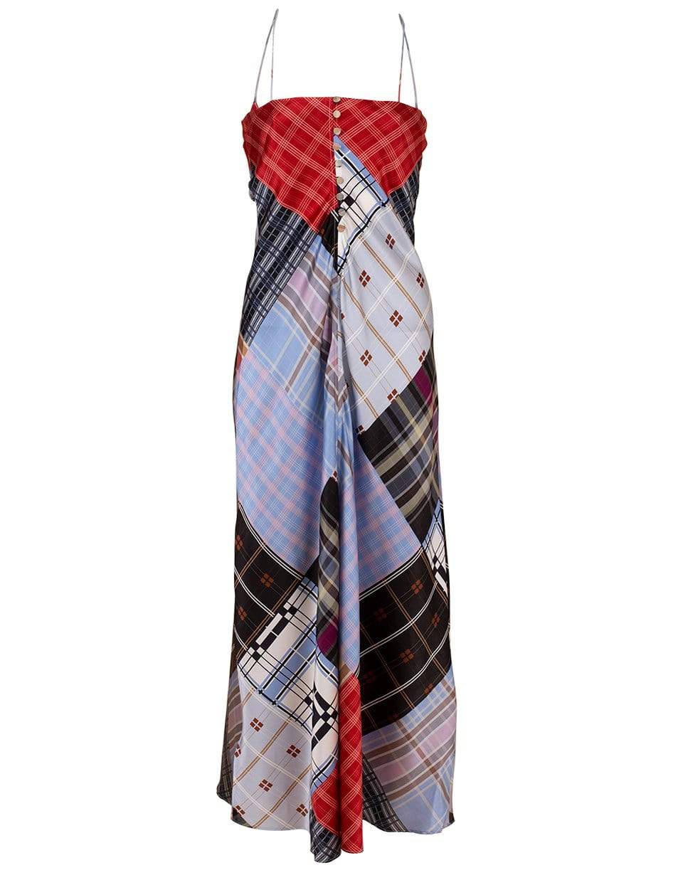 Plaid Satin Slip Dress – Marissa Collections