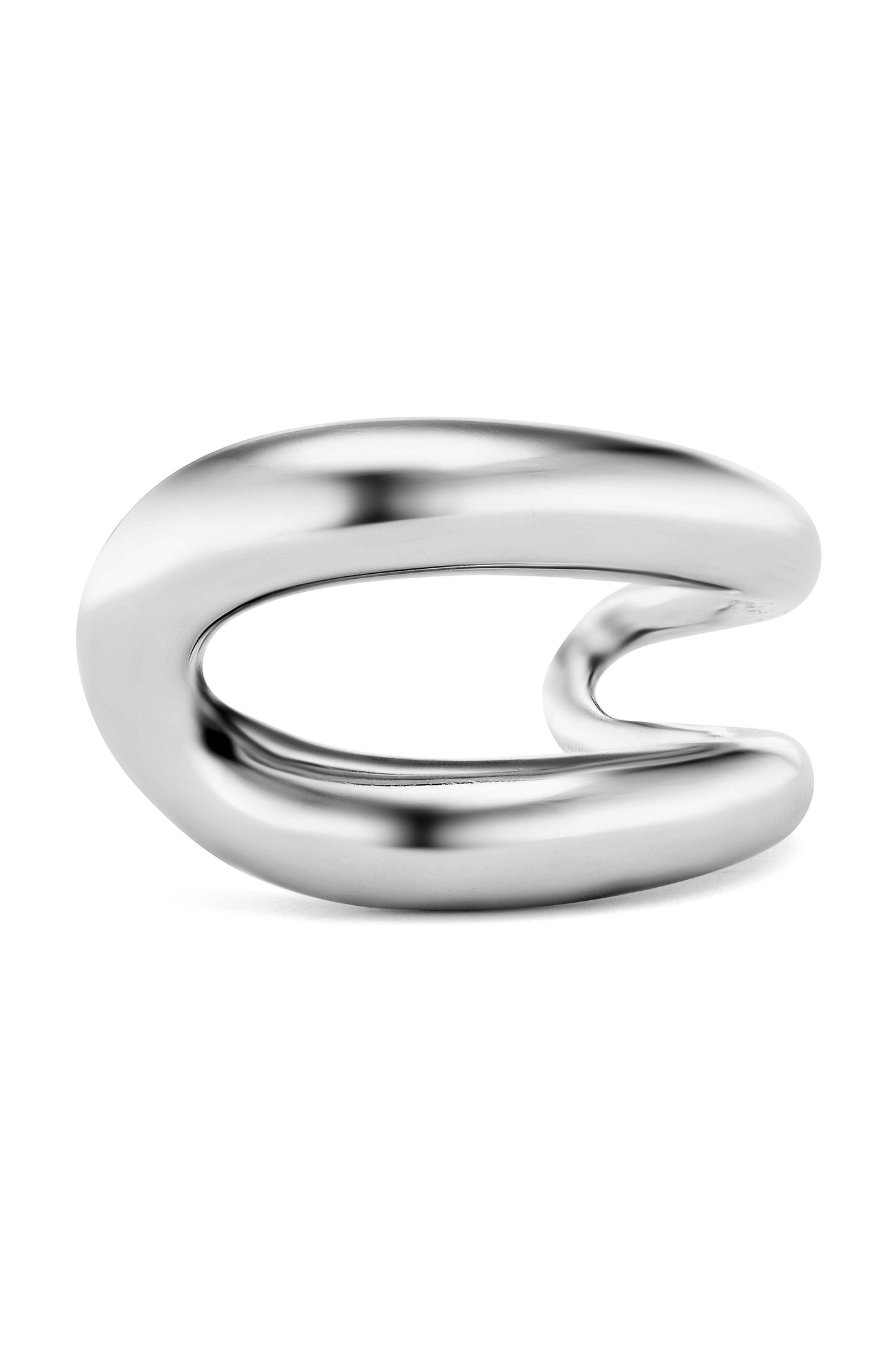 GEMELLA JEWELS-White Gold Intertwin Ring-WHITE GOLD