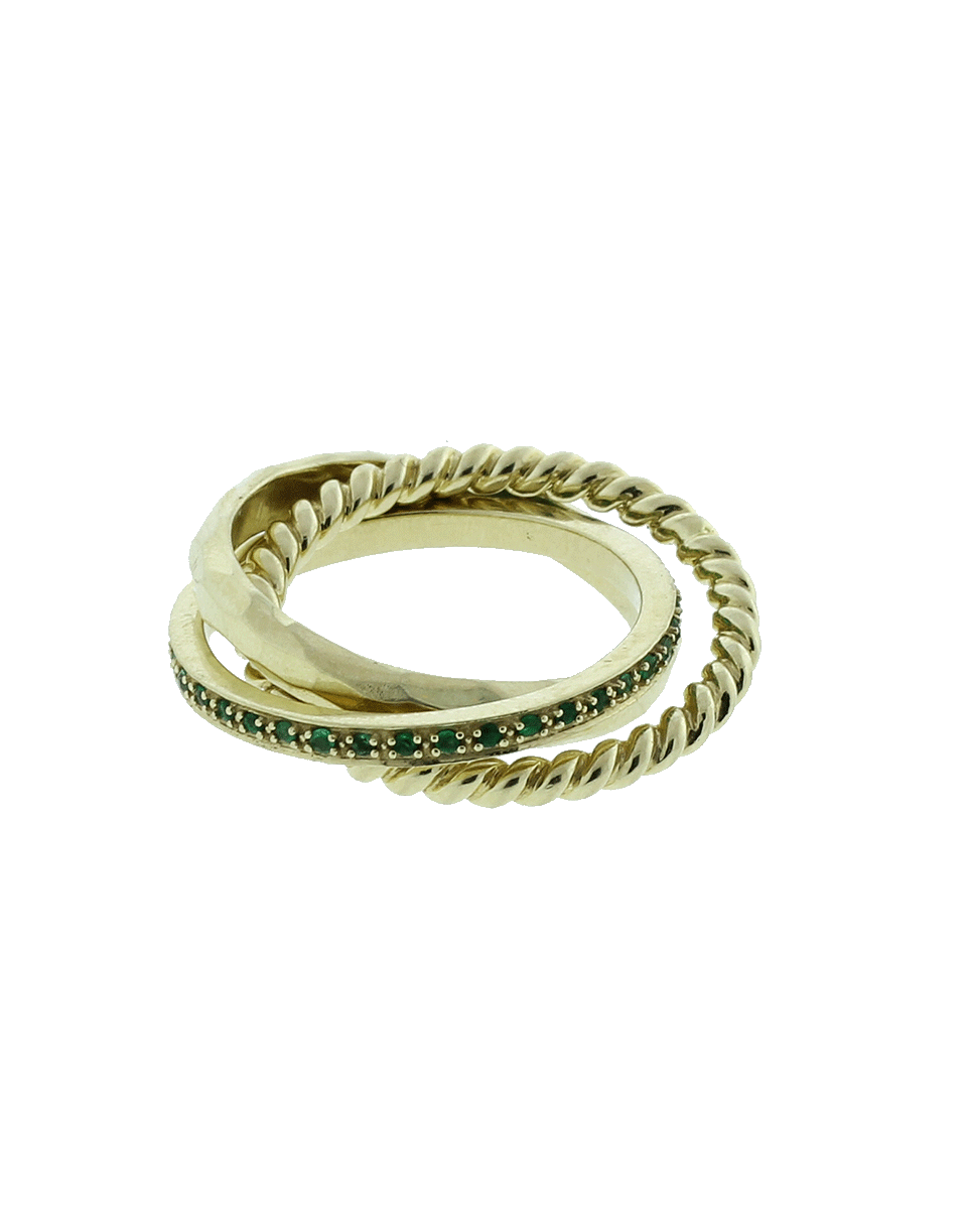 GEMFIELDS X MUSE-Rolling Ring-YELLOW GOLD
