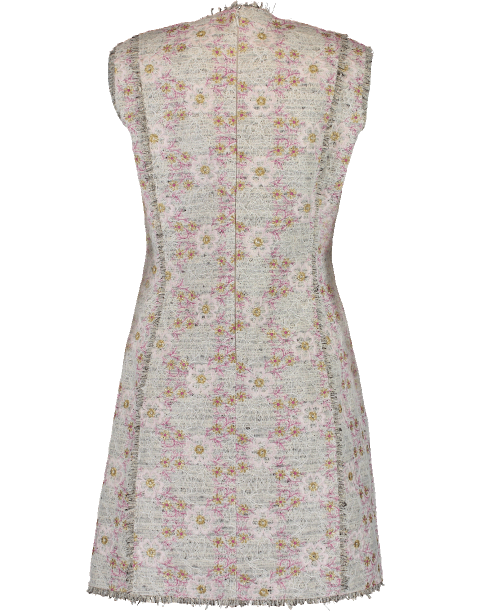 GIAMBATTISTA VALLI-Print Dress-IVRY/ROS