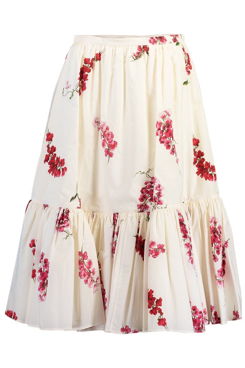 Floral Popeline Skirt CLOTHINGSKIRTKNEE LENGT GIAMBATTISTA VALLI   