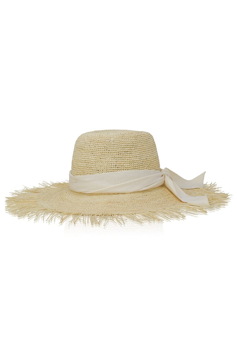 GIGI BURRIS MILLINERY-Astrid Panama Straw Hat - Natural-