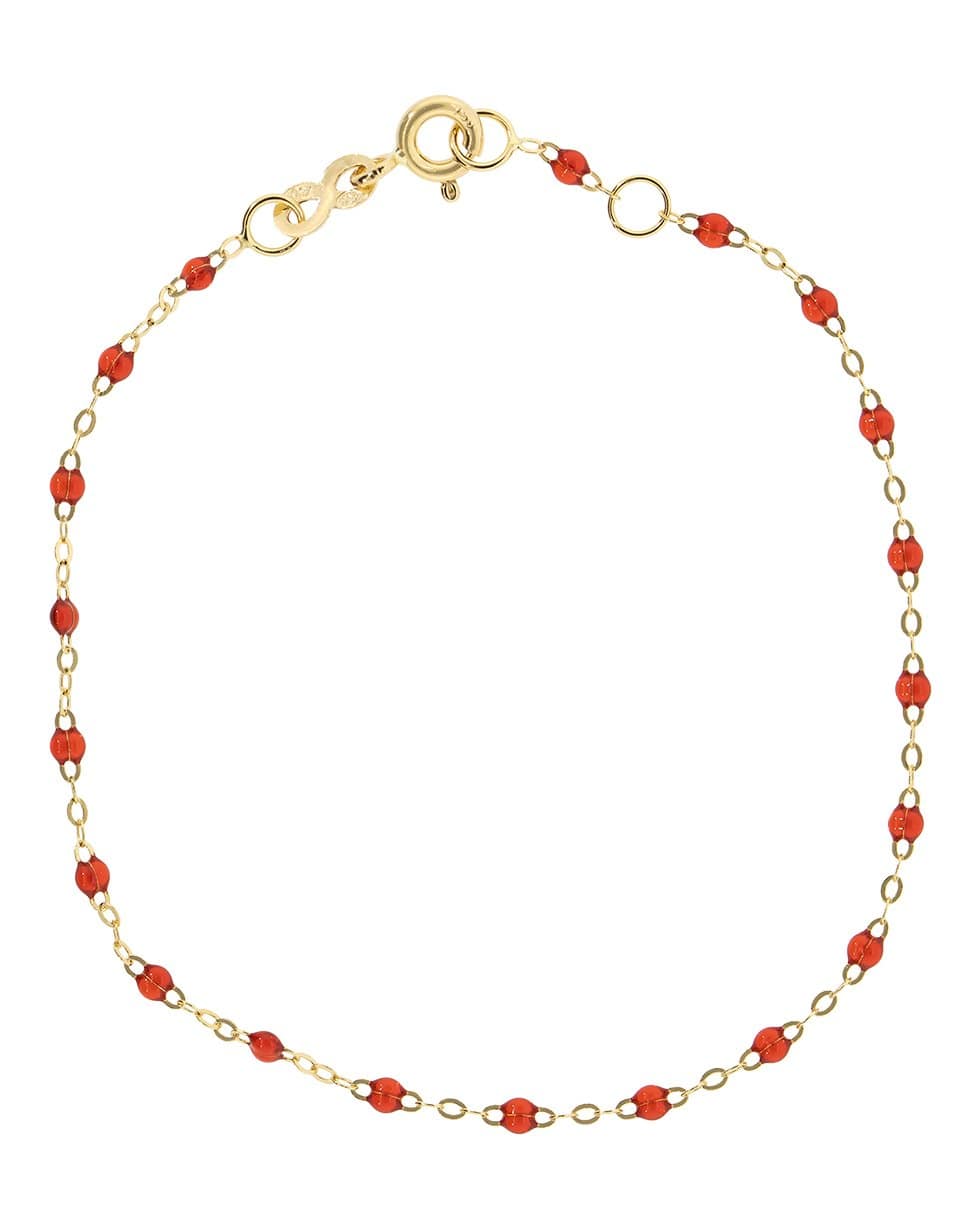 GIGI CLOZEAU-Classic Gigi Bracelet - 6.7in - Ruby-GLD/RUBY