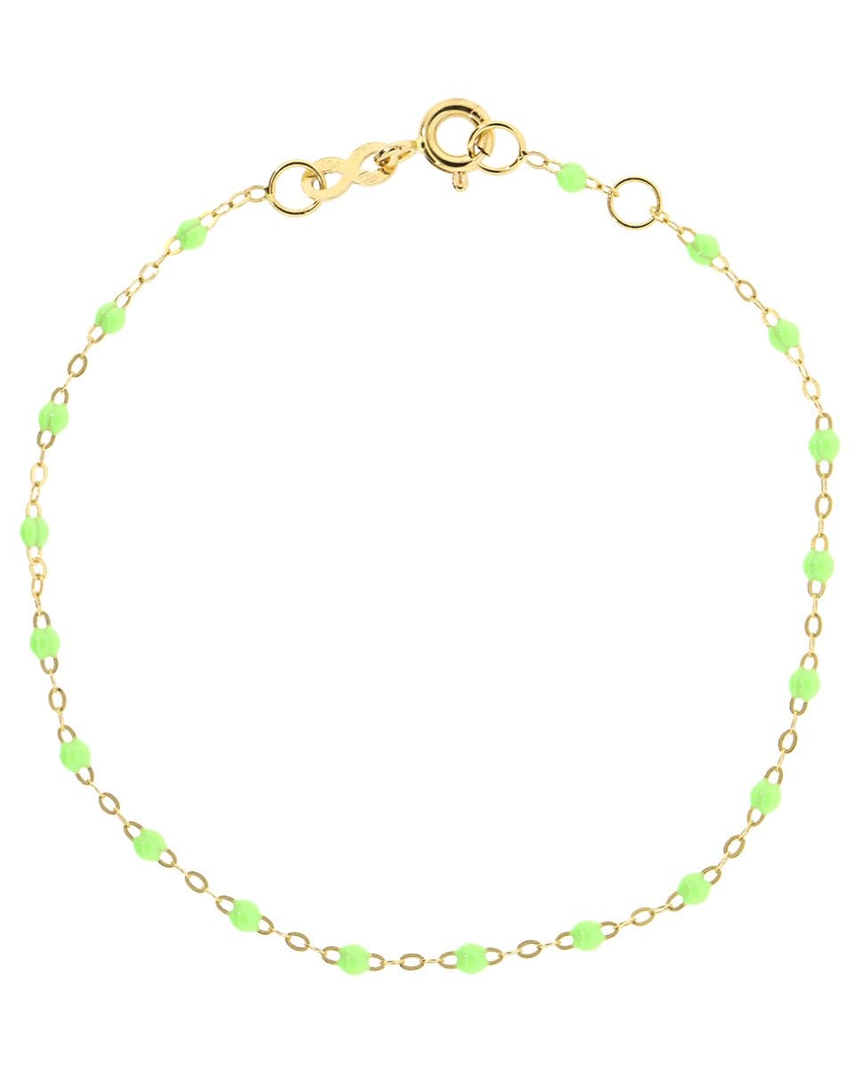 GIGI CLOZEAU-Classic Gigi Bracelet - 6.7in - Lime-YG/LIME