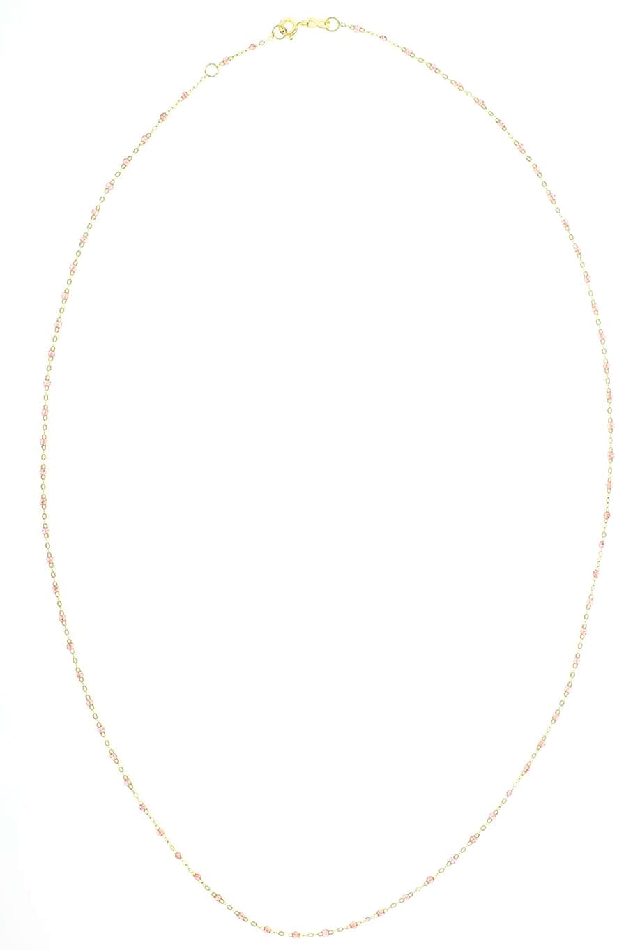 GIGI CLOZEAU-Rose Bead Classic Gigi Sautoir Necklace-YG/ROSEE