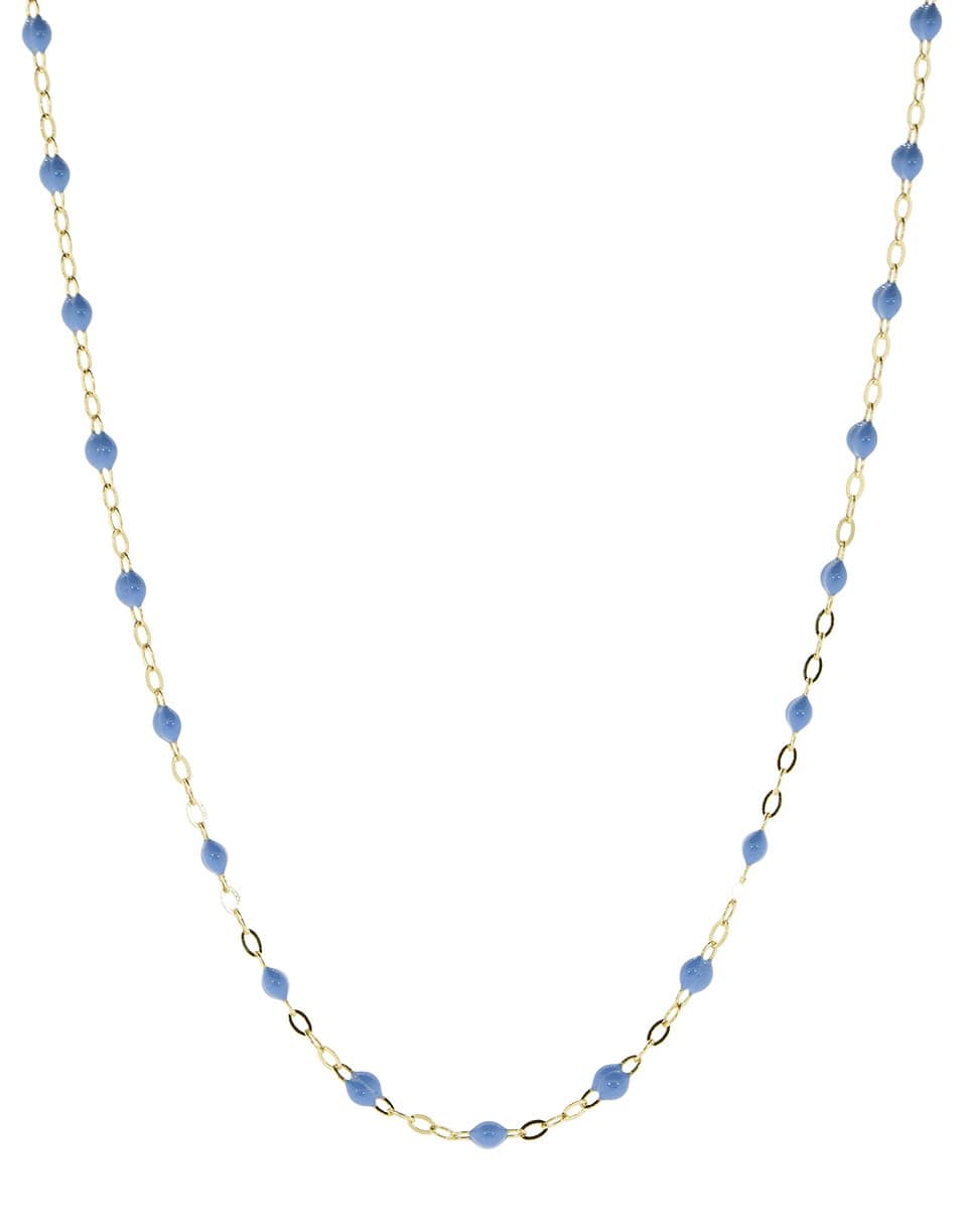 GIGI CLOZEAU-Turquoise Bead Classic Gigi 20in Necklace-YG/TURQ