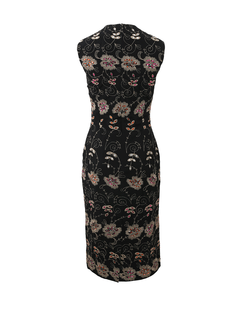 GIVENCHY-Embroidered Dress-BLACK
