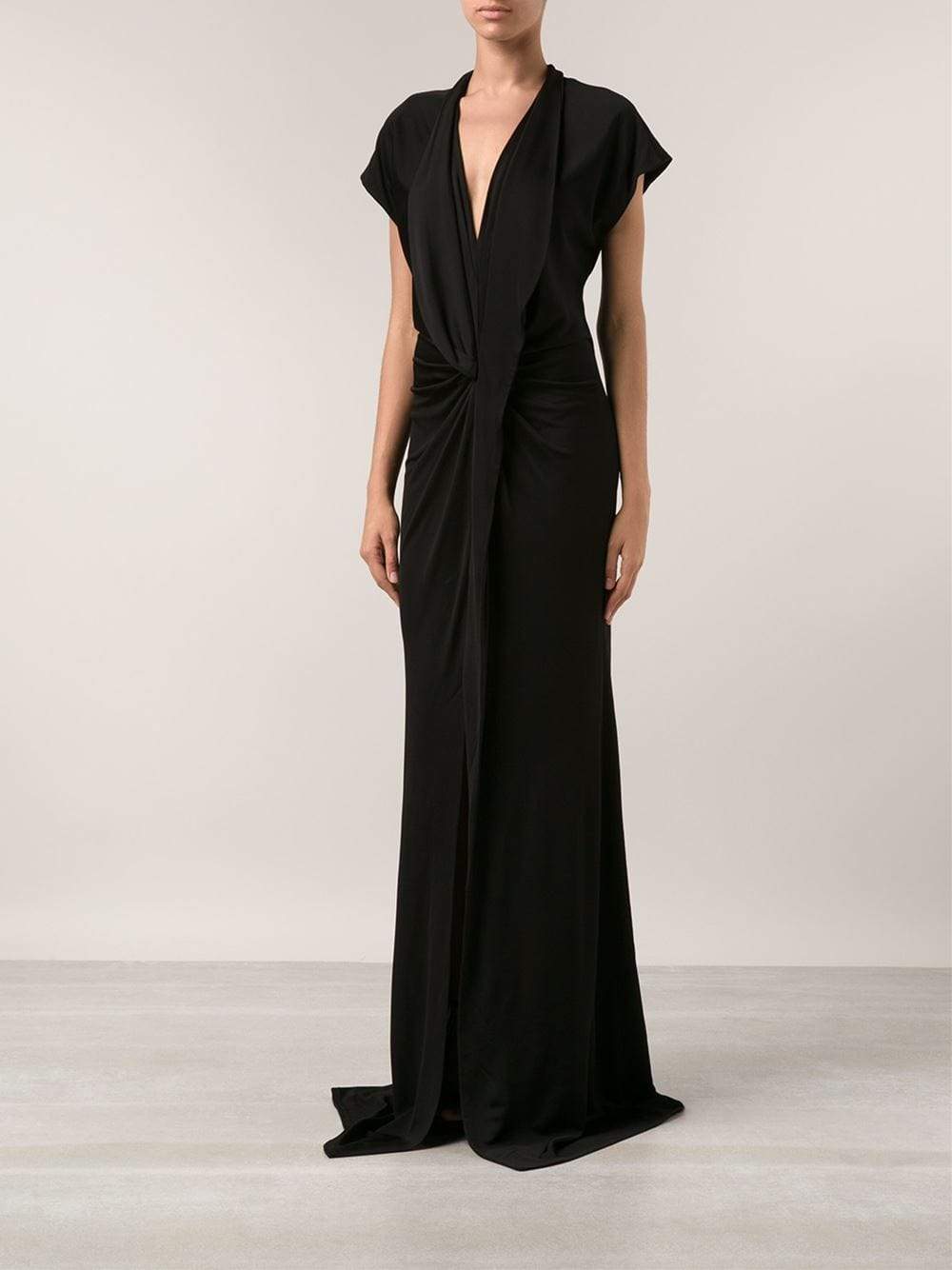 GIVENCHY-Front Slit Gown-