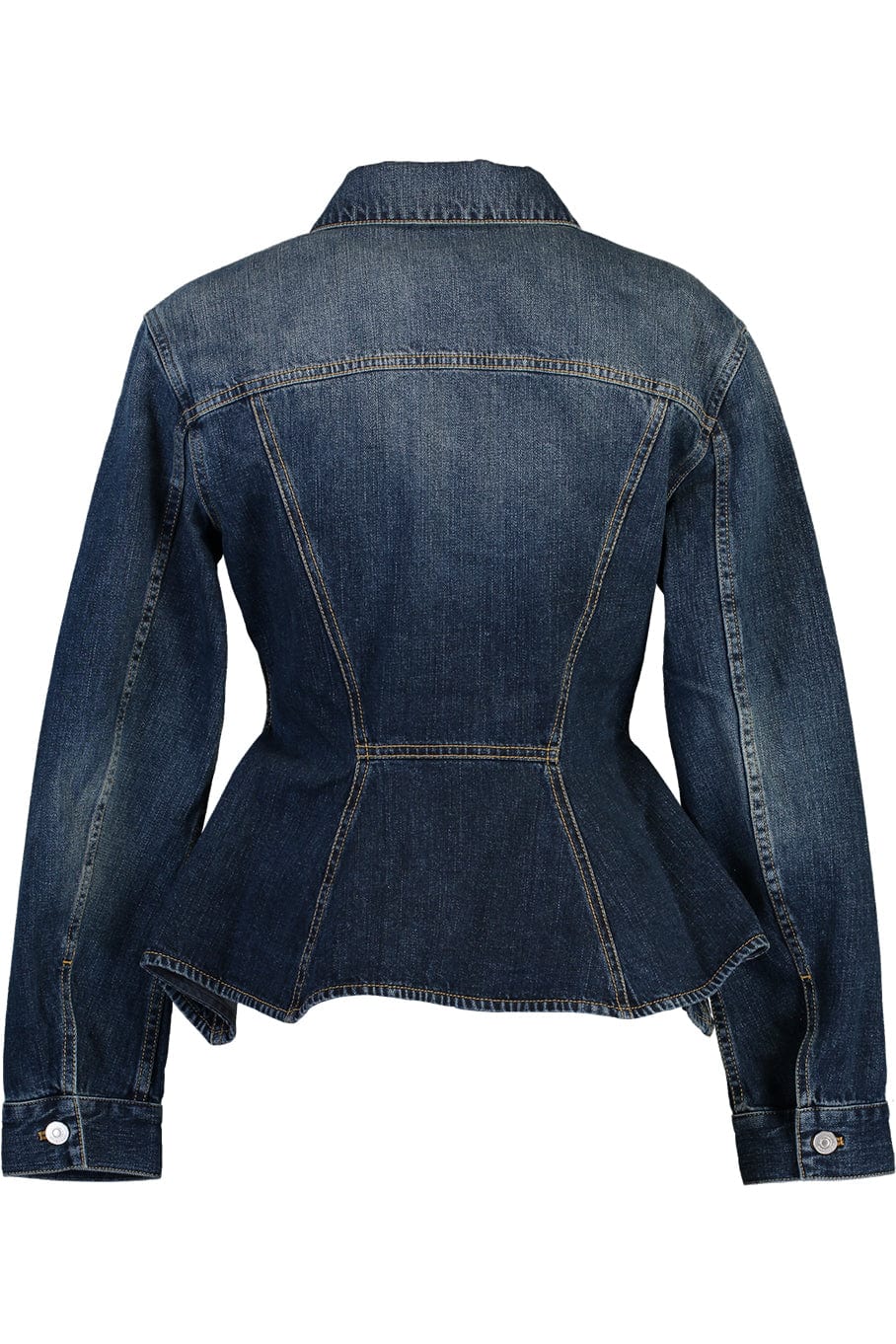 Peplum discount denim jacket