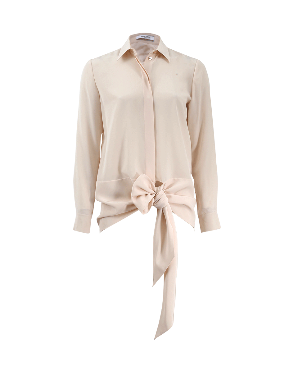 GIVENCHY-Tie Side Blouse-