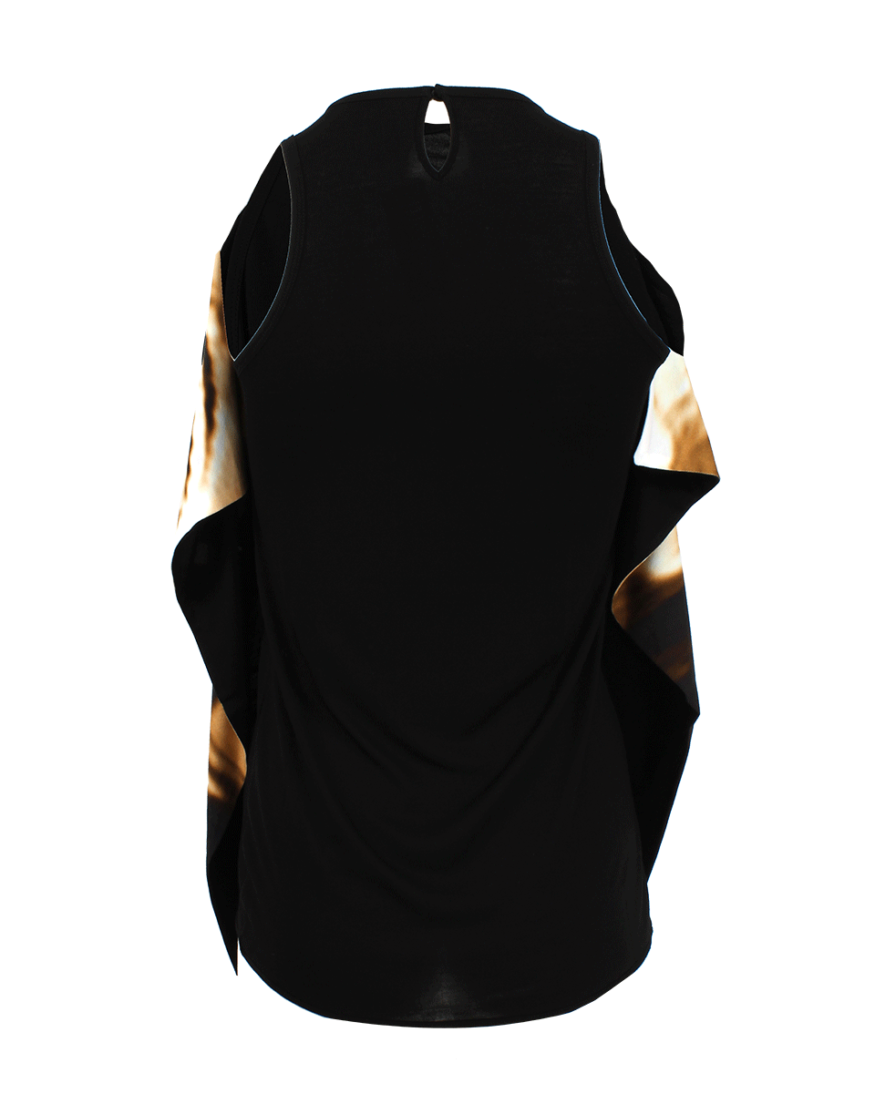 GIVENCHY-Raceback Drape Top-