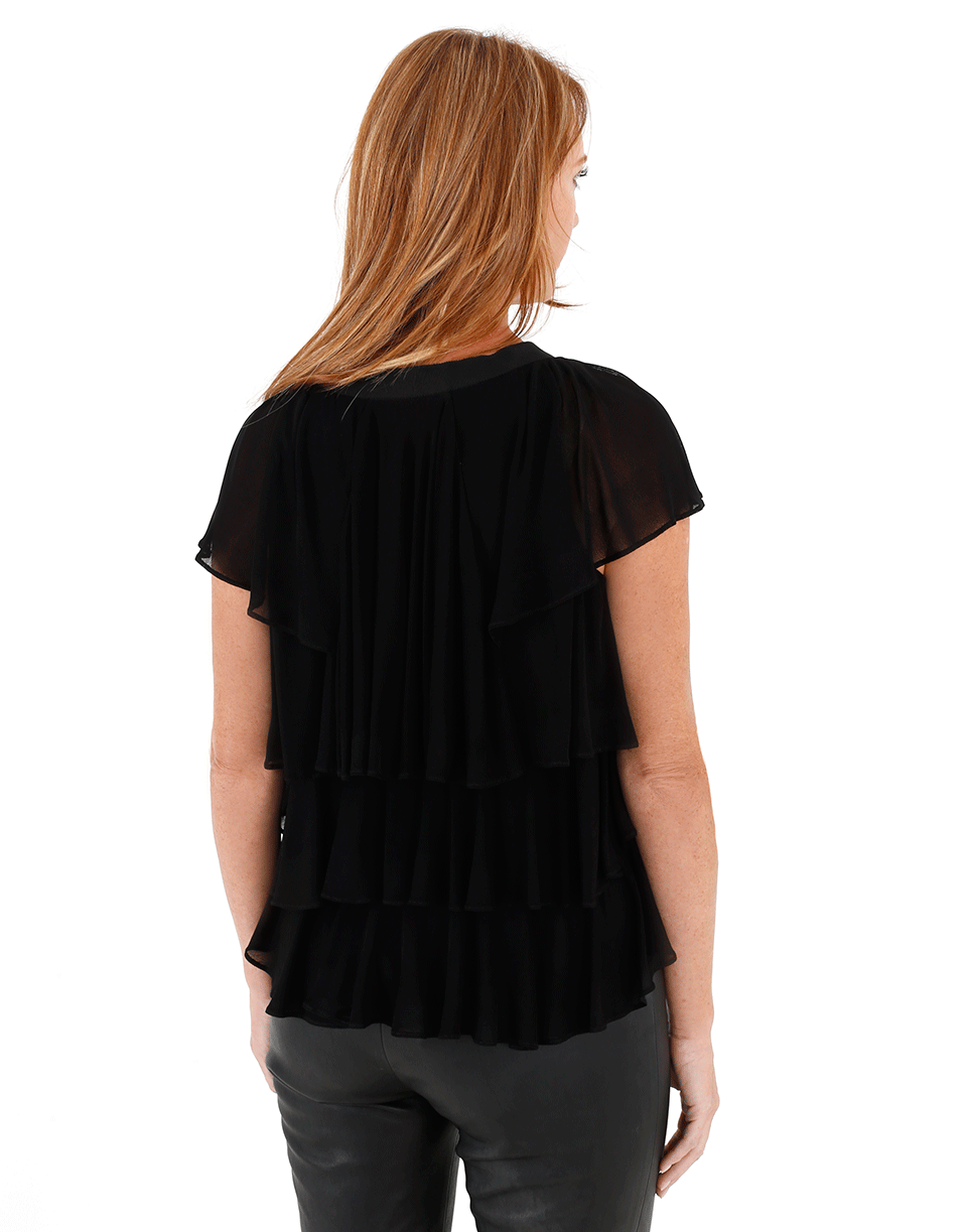 GIVENCHY-Tiered Ruffle Top-