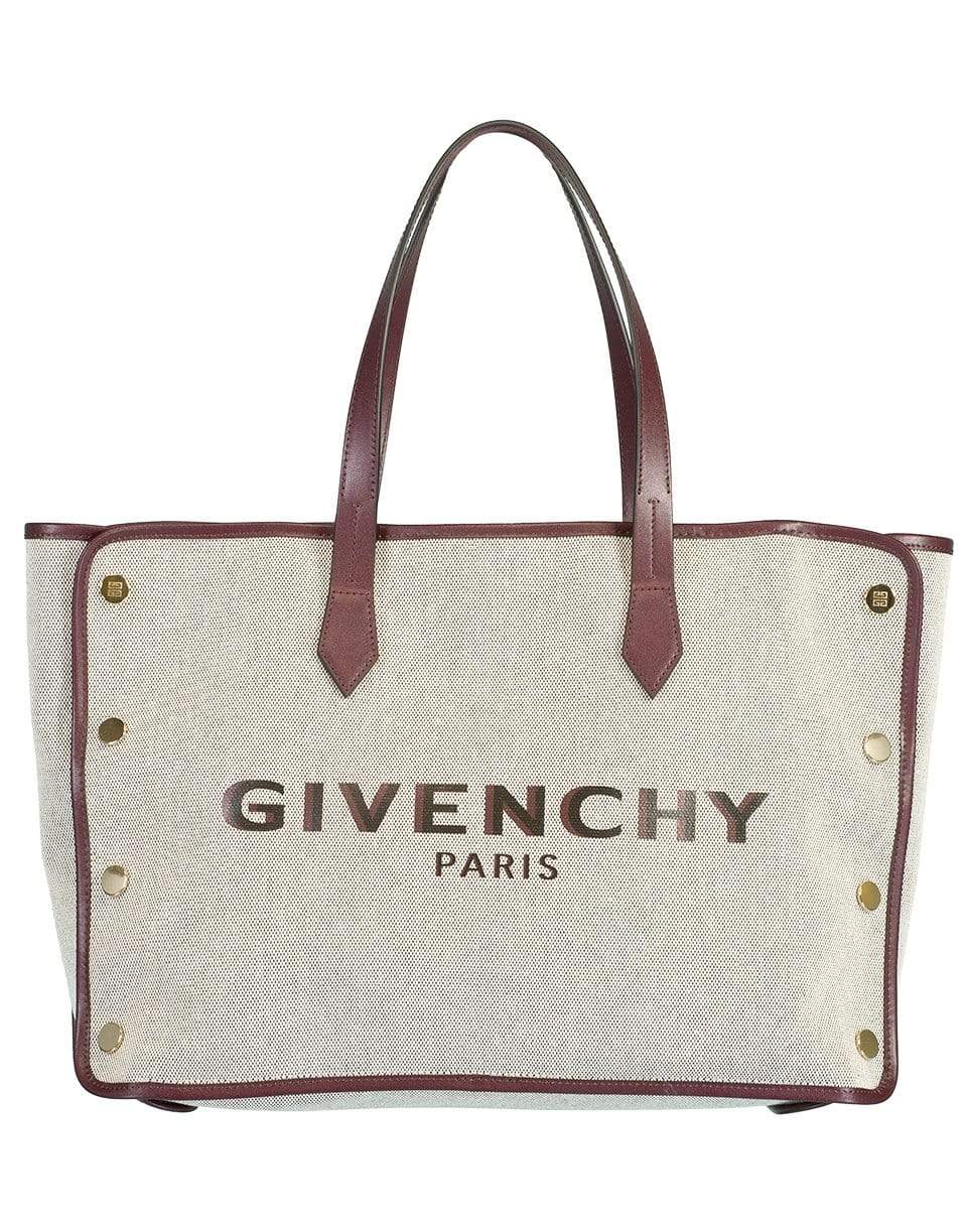 GIVENCHY-Aubergine Bond Medium Shopper Bag-AUBERGINE