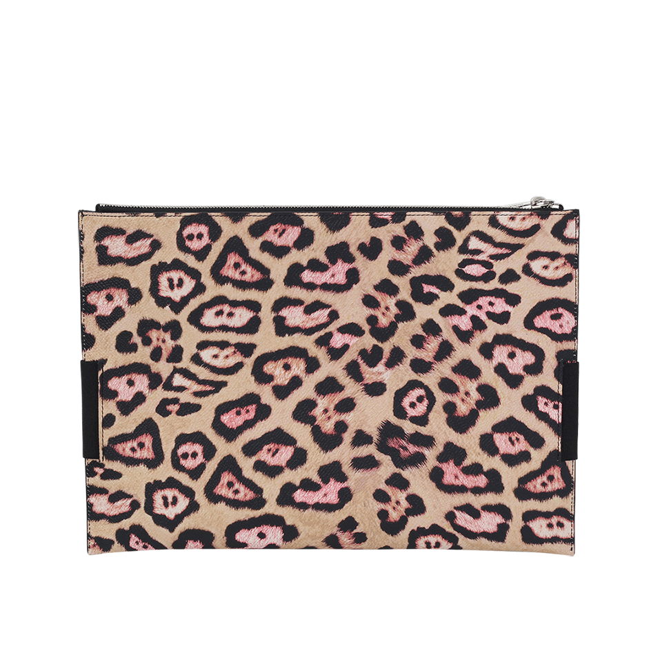 GIVENCHY-Leopard Pouch Clutch-MULTI