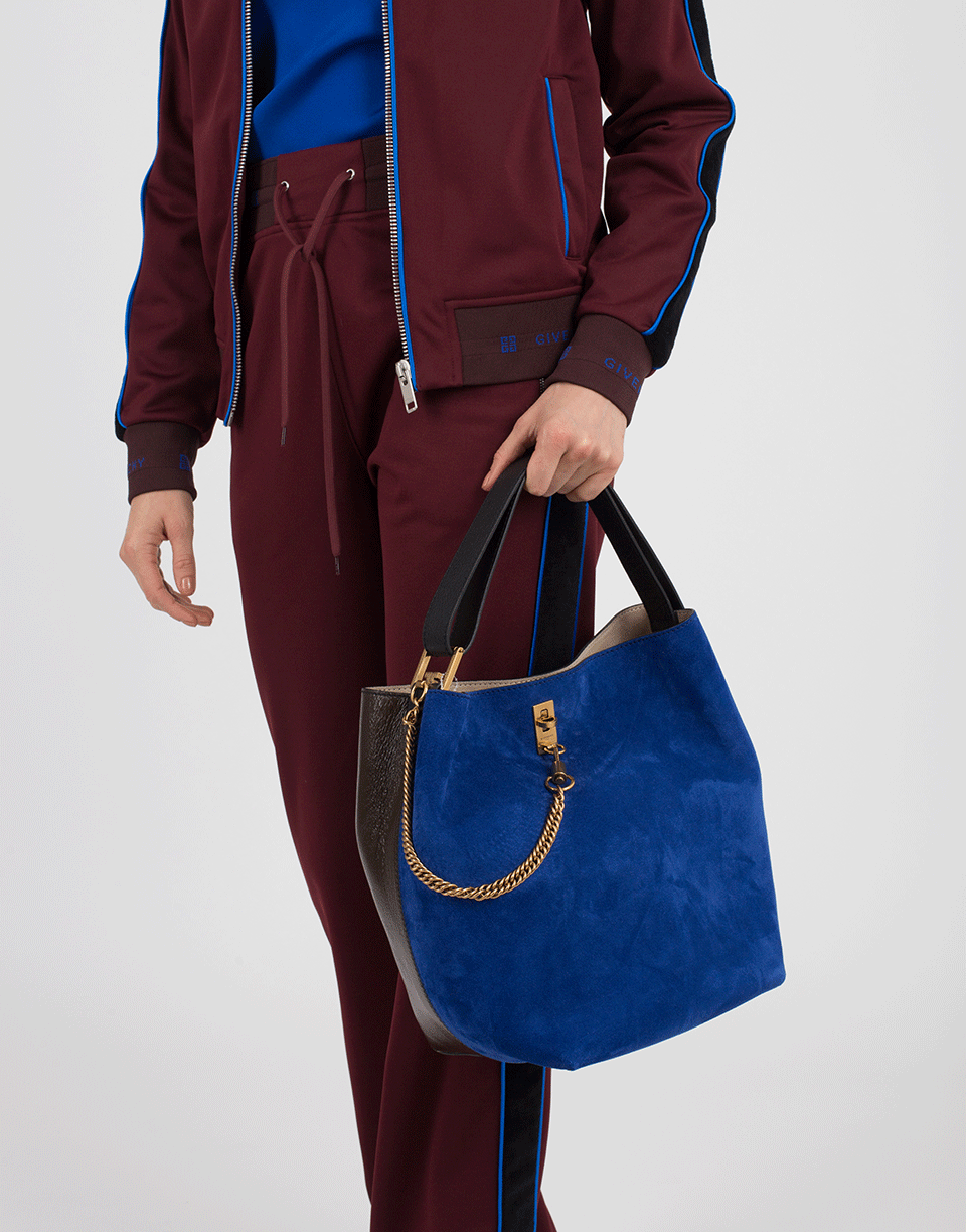 GIVENCHY-Bucket Bag-BLUE/GRY