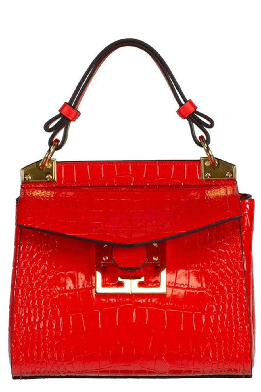 GIVENCHY-Red Croco Mini Mystic Bag-RED