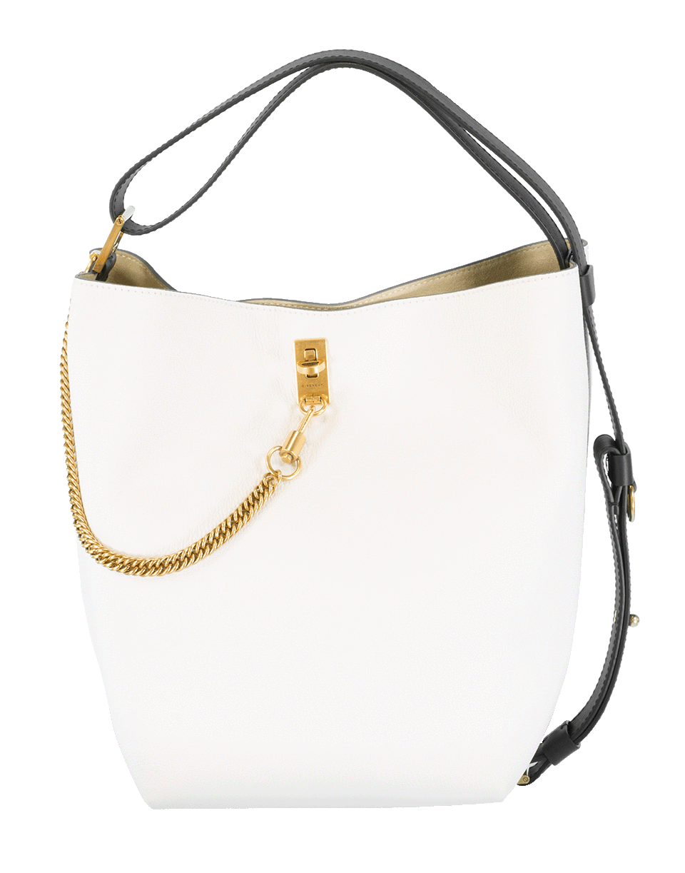 GIVENCHY-GV Bucket Bag-WHITE