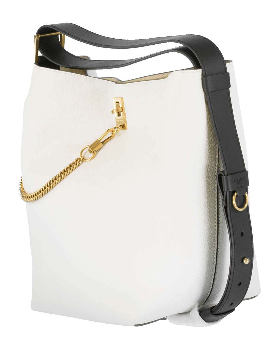 GIVENCHY-GV Bucket Bag-WHITE